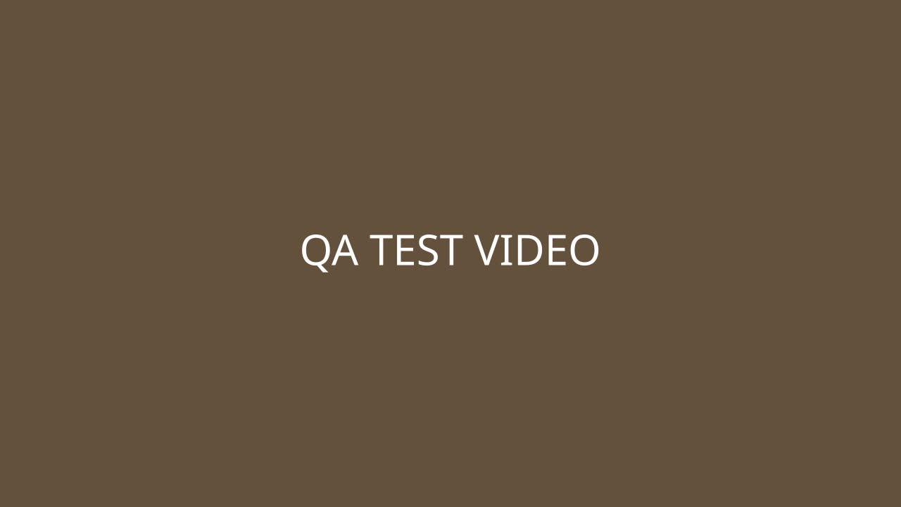 QA Test Модель 1: QA Test Видео 1